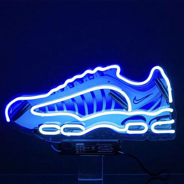 Neon Sneaker Signs