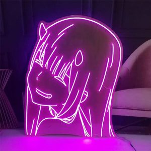 Anime Girl Neon Sign