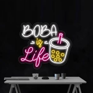 Boba Tea Neon Sign