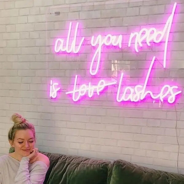 Custom All You Need Is Love Neon Sign for Home Decor