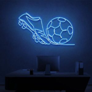 Customize Your Own Soccer Ball Neon Sign