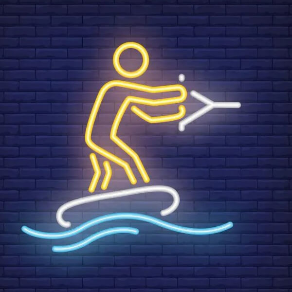 Surfing Sports Neon Sign