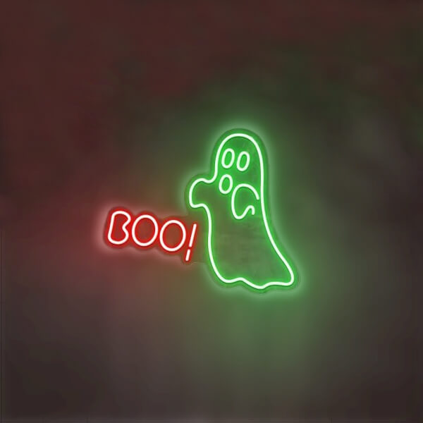 Boo Neon Sign