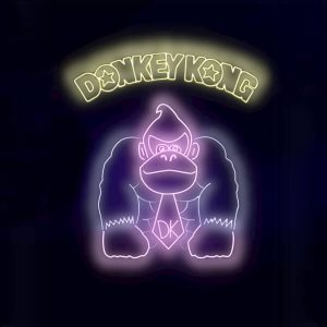 Donkey Kong Neon Sign