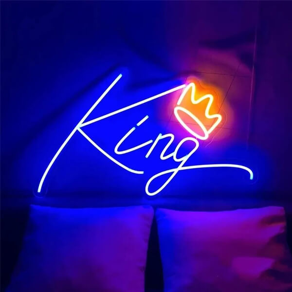 King Crown Neon Sign