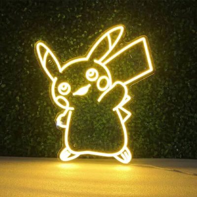 Pikachu Neon Sign - a Must-Have for Any Pokémon Lover