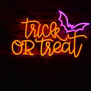 Trick Or Treat Neon Sign