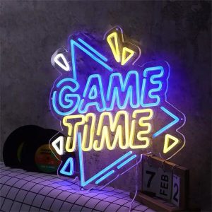 Game Time Neon Sign