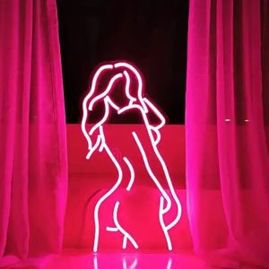 Lady Back Neon Sign