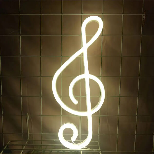 Music Note LED Neon Sign