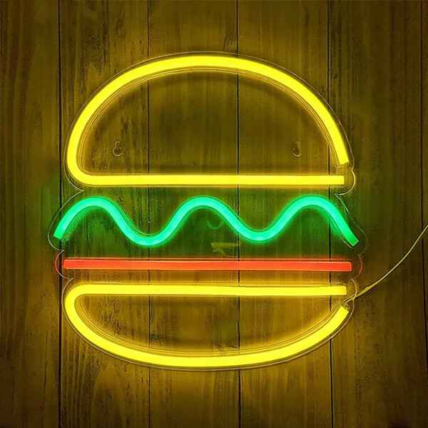 Neon Food Signs