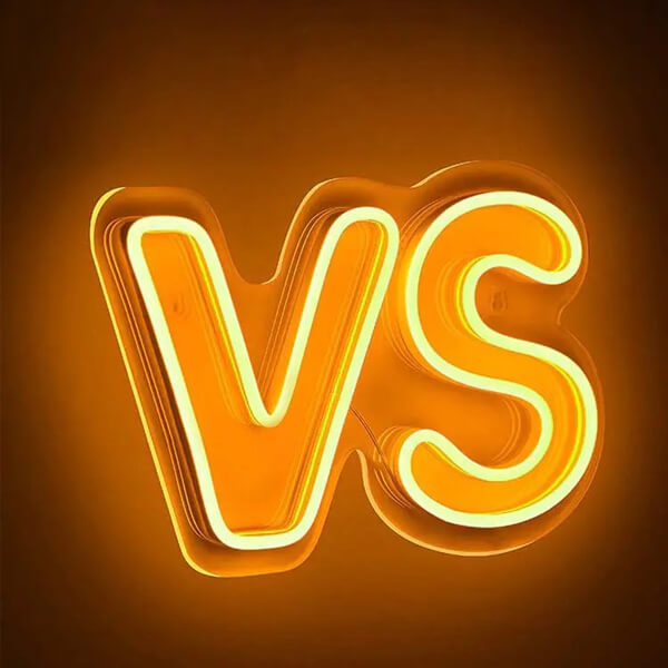 LED Neon vs Glass Neon