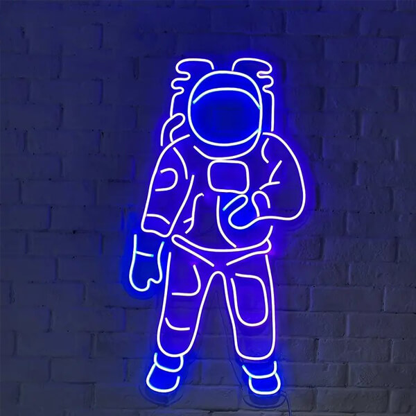 Astronaut Neon Sign | Spaceman LED Neon Light - BgNeon