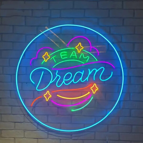 Dream Team Neon Sign