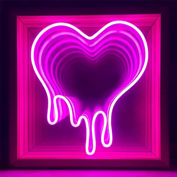 Melting Heart Neon Sign